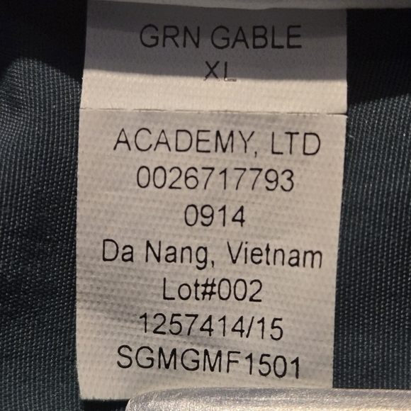 Magellan Outdoors Dark Green Fishing Shirt Lightweight Men's size XL w/ 2 FLAWS - Picture 15 of 16